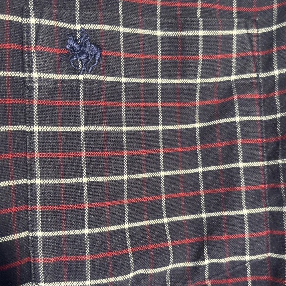 Polo British Country Spirit Blue & Red Plaid Preppy Shirt Size XL - Picture 3 of 5